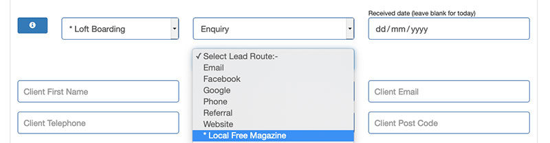 New custom lead type
