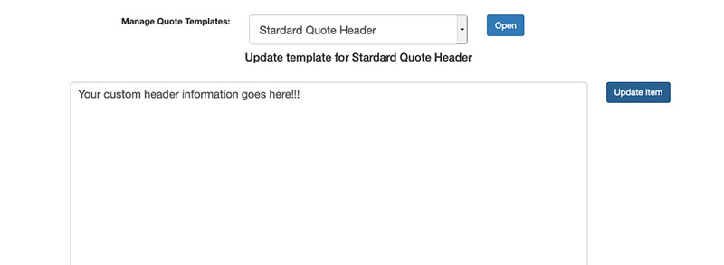 Add custom header info