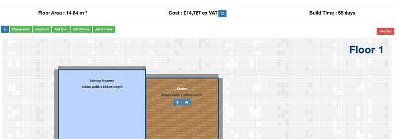 Costs and floor area