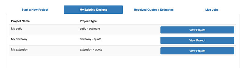 View quote or estimate details