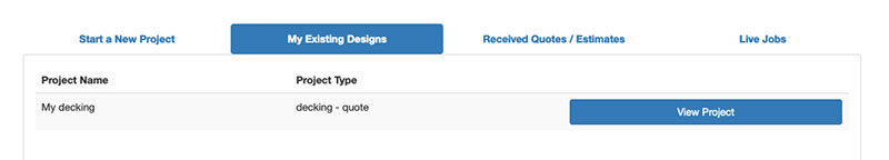Viewing existing plans