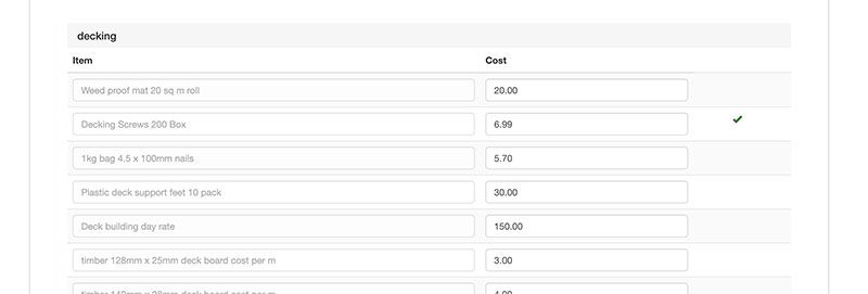 New price list ready