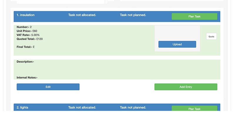 Foundations job stage