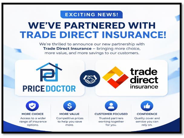 Price Doctor and Trade Direct Insurance